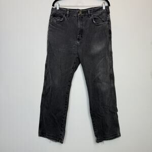 Mens Legendary gold wash black straight leg jeans vintage casual grunge distress